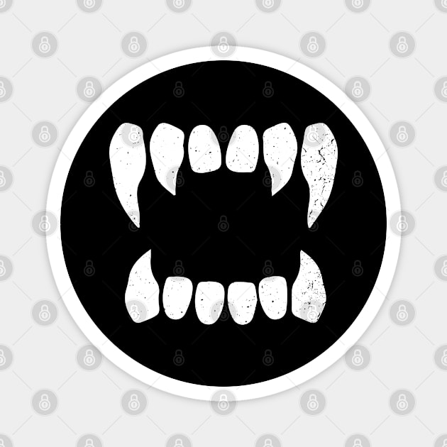 Vampire Vampire Teeth Bloodsucker Halloween Magnet by swissles